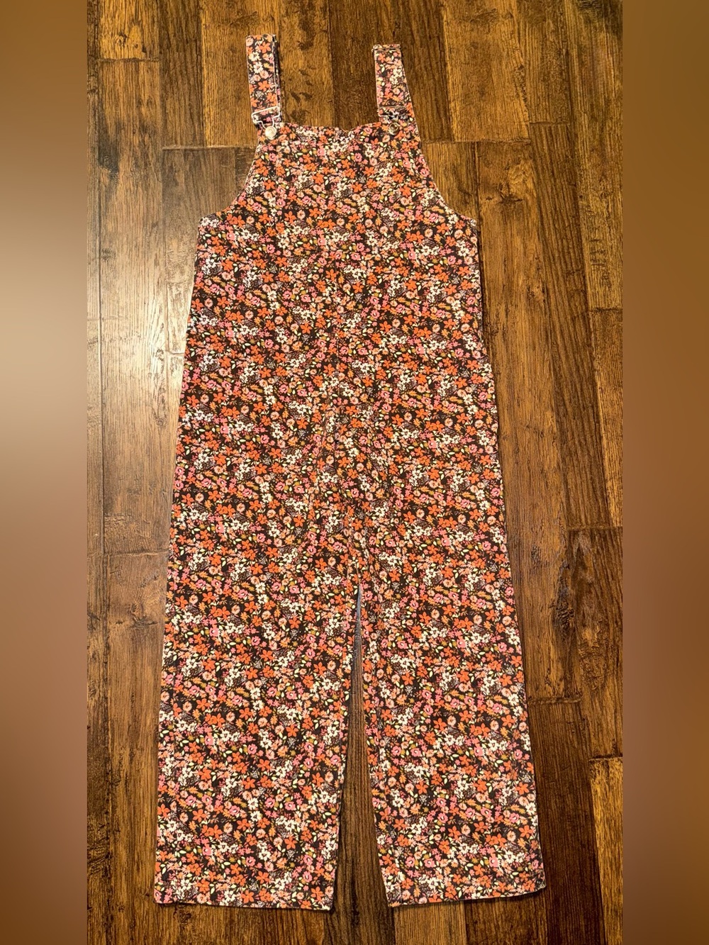 Zara Floral Overalls Size XS